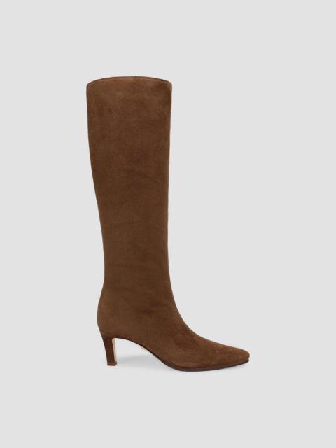 VERONICA BEARD Women's Aisla 60MM Suede Knee-High Boots - Chestnut