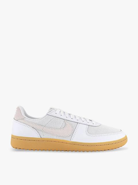 Field General 82' leather and textile low-top trainers