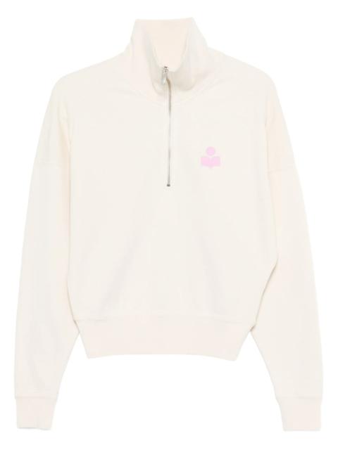 Isabel Marant Étoile Marant Étoile Ross Zip Logo Knitwear