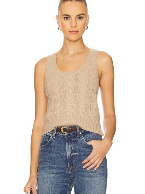 Polo Ralph Lauren Cable Wool Cashmere Sleeveless Sweater