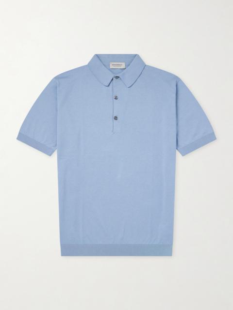 JOHN SMEDLEY Adrian Slim-Fit Sea Island Cotton Polo Shirt