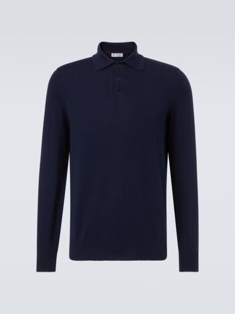 Brunello Cucinelli Cashmere polo sweater
