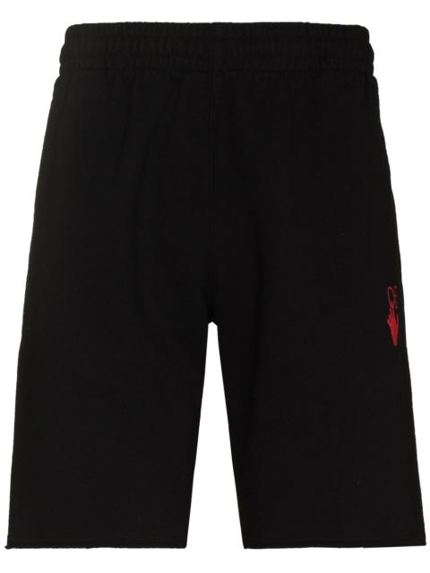 Off-White Starred Arrow print track shorts