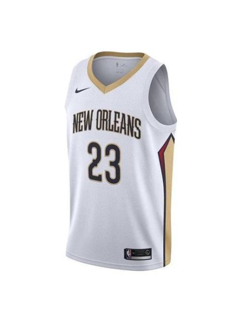 Nike Nike NBA New Orleans Pelicans Davis No. 23 Sports Basketball Jersey/Vest White 864433-100