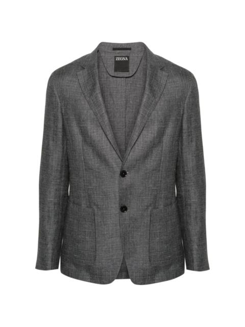 single-breasted blazer