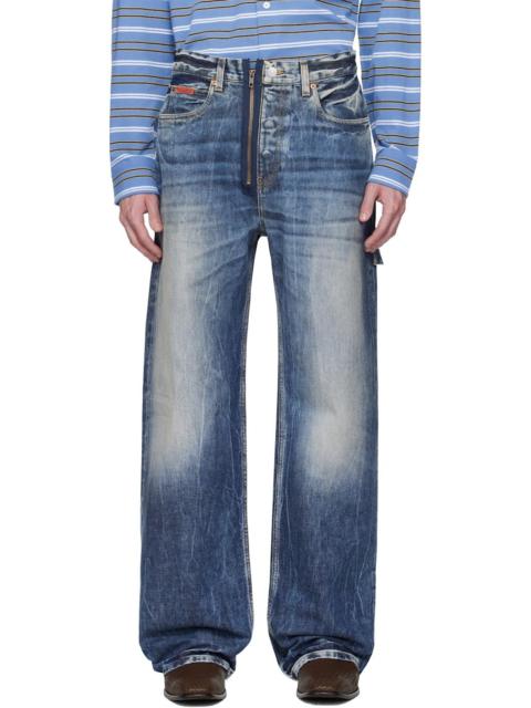 Martine Rose Blue Casual Jeans