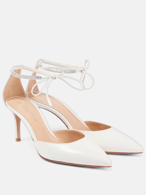Gianvito Rossi 70 leather slingback pumps