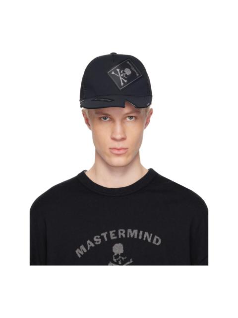 MASTERMIND WORLD Black MW Tagged Cap