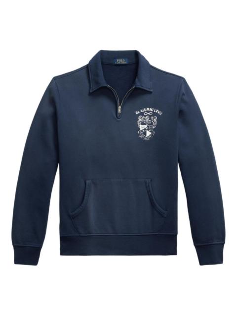 Polo Ralph Lauren graphic-print fleece sweatshirt