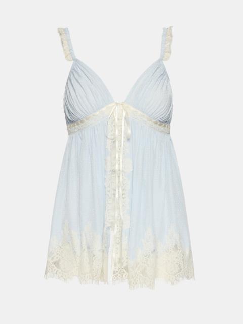 STEVE MADDEN MAZIE TOP BLUE ICE