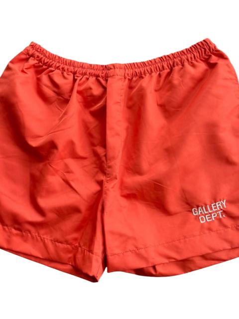 GALLERY DEPT. Embroidered Logo Zuma Shorts "Orange & White" GD328