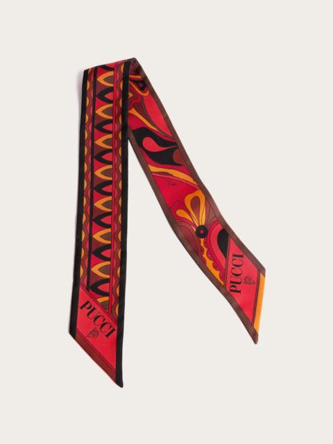 PUCCI MIXED PRINT SILK TWILL
