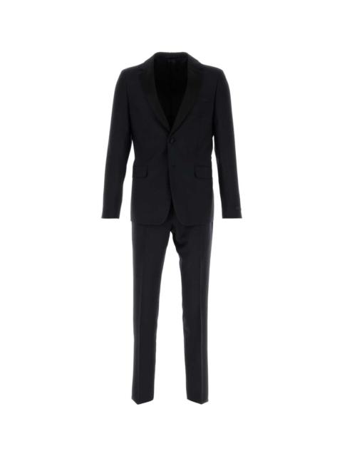 Prada Midnight Blue Wool Blend Tuxedo