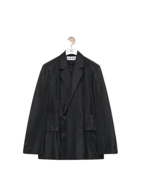 Loewe Embelisshed jacket in wool and mohair