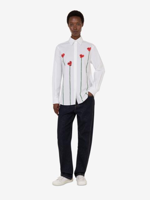 Moschino PRINTED COTTON POPLIN SHIRT