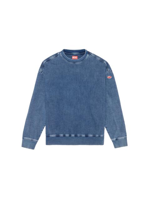 Diesel D-Krib washed-denim Sweatshirt - Farfetch