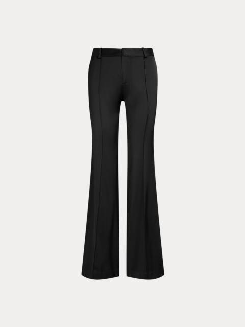 Polo Ralph Lauren Low-Rise Satin Kick-Flare Pant