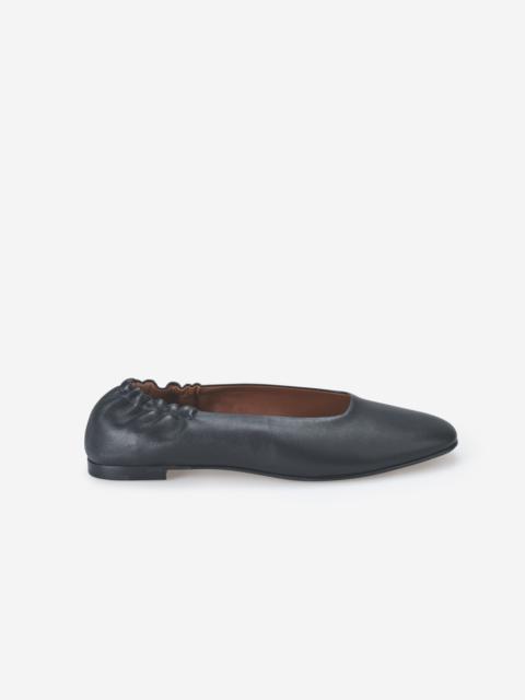Maison Kitsuné LEATHER FLAT BALLERINA