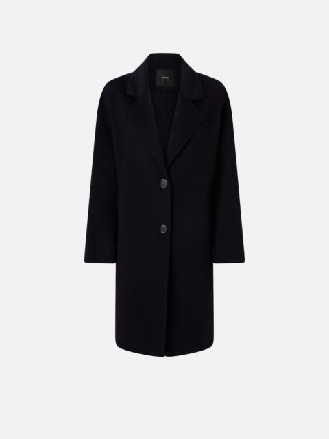 PINKO CLASSIC SINGLE-BREASTED CLOTH COAT