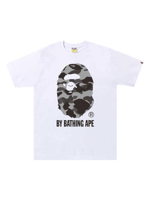 A BATHING APE® BAPE Grid Camo By A Bathing Ape Tee 'White/Black'