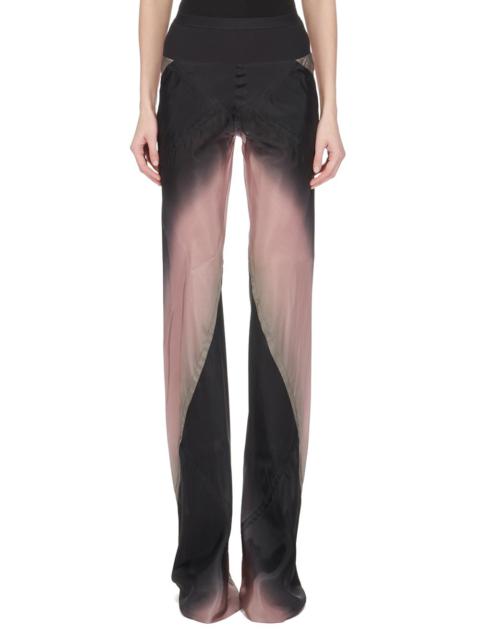 Rick Owens Bias high-waisted flared trousers