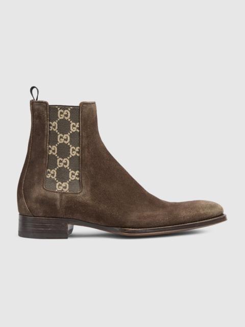 GUCCI Men's worn-out effect ankle boot