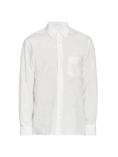 OFFICINE GÉNÉRALE Men Guido Slub Cotton Shirt - White