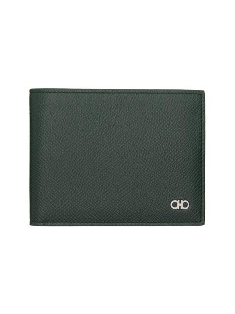 FERRAGAMO Green Gancini Wallet