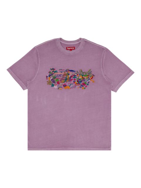 Supreme Machu Picchu Short-Sleeve Top 'Lavender'