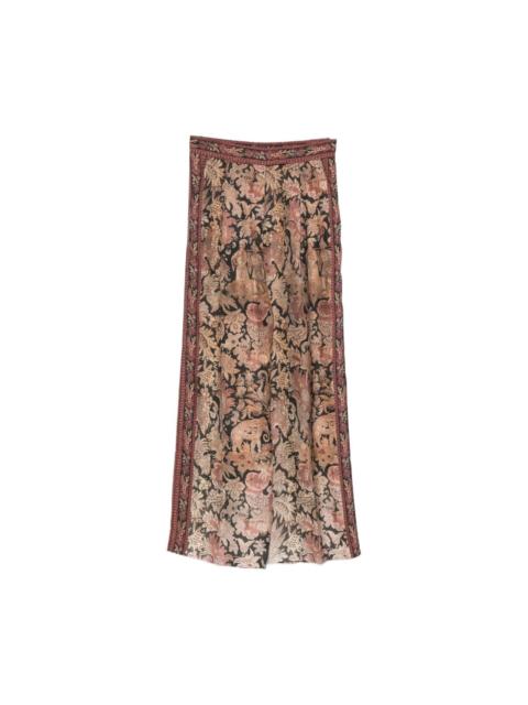 Pierre-Louis Mascia Printed silk trousers