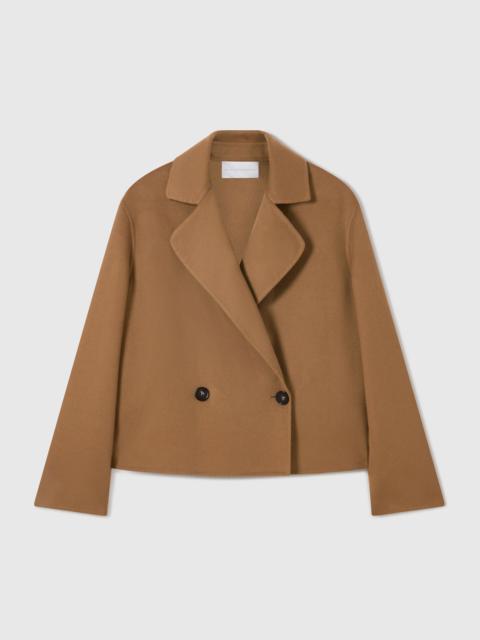 Stella McCartney Double-Breasted Cropped Peacoat Jacket