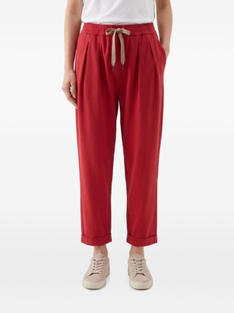 Brunello Cucinelli pleated cuffed-hem trousers