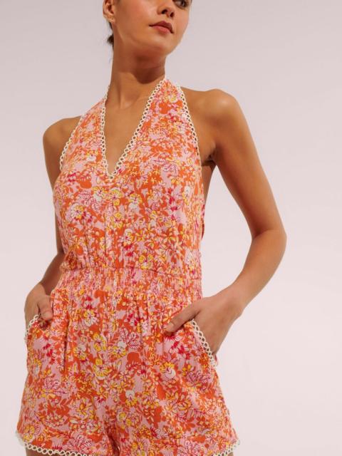 Poupette St Barth Short Jumpsuit Beth - Pink Sweet Bell