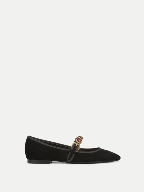 VERONICA BEARD SELENE EMBELLISHED FLAT