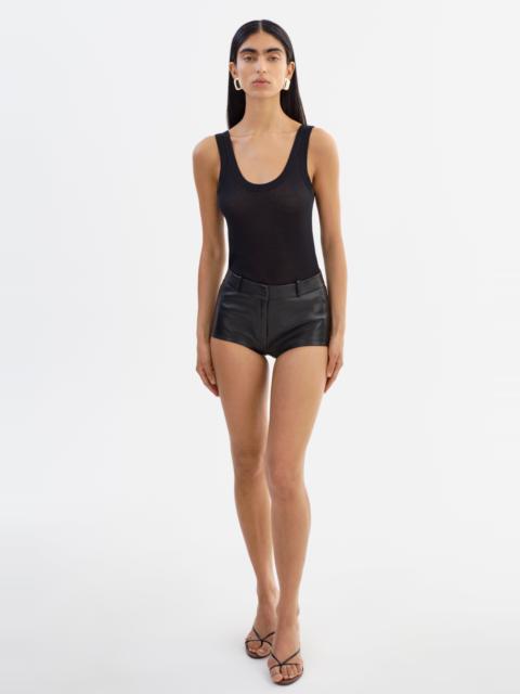 LAMARQUE ANNAISE | Leather Hot Shorts