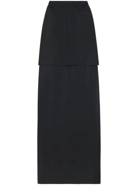 ROSETTA GETTY floor-length layered maxi skirt