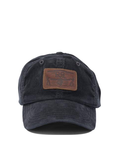 RRL by Ralph Lauren Cappello Trucker In Velluto A Costine Hats Black