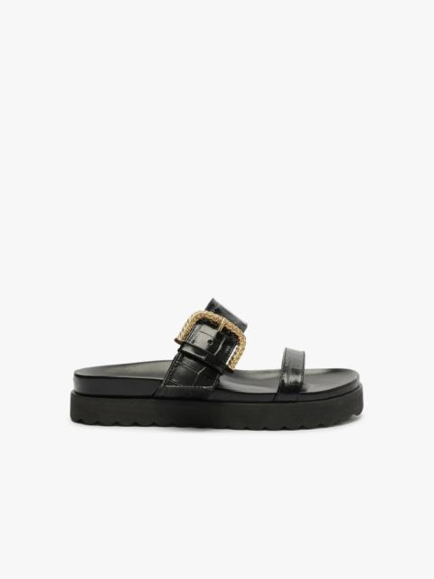 SCHUTZ Brinna Leather Sporty Sandal