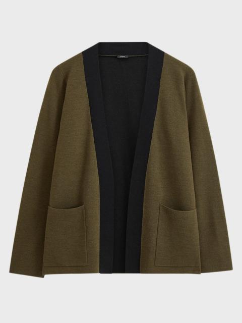 JOSEPH Open-Front Knit Cardigan