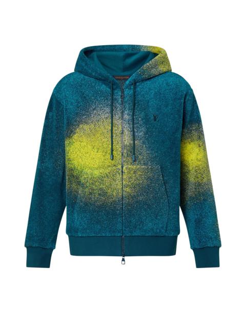 Louis Vuitton Embroidered Zip Through Hoodie