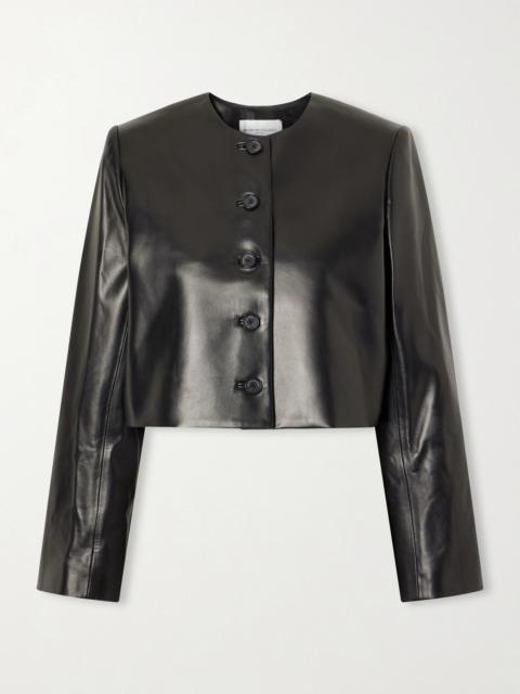 BRANDON MAXWELL The Ryder Leather Jacket