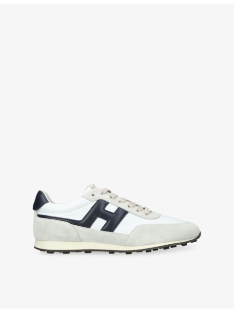 HOGAN Allacciato H699 Suede and Leather Trainers
