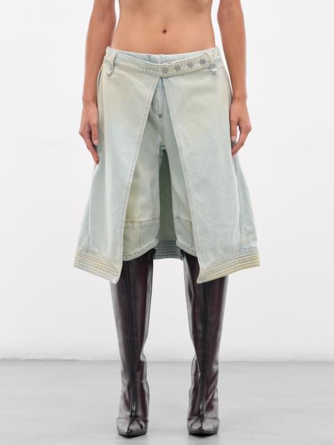 Kiko Kostadinov Levi's Carina Apron Denim Shorts