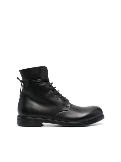 35mm lace-up leather boots