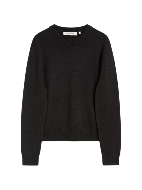 SUNFLOWER Moon ribbed-trim sweater