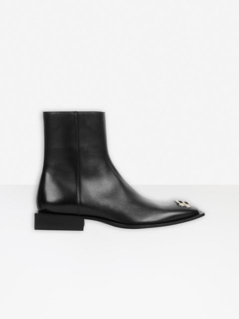 BALENCIAGA Flat Rim Zipped Bootie