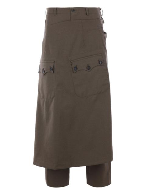 Comme des Garçons Homme Plus wrap-detail trousers