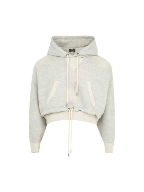 R13 CINCHED HEM POPOVER HOODIE