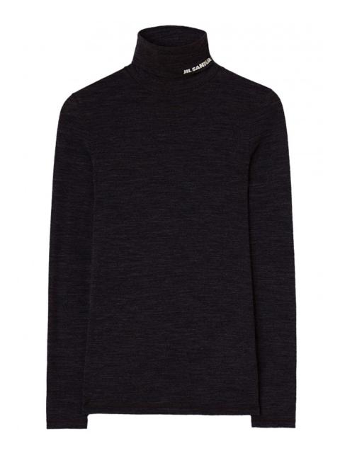 Turtleneck with logo