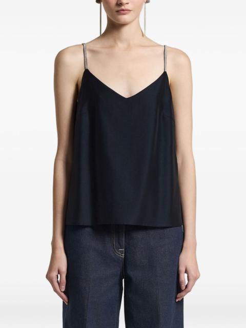PESERICO V-neck sleeveless top